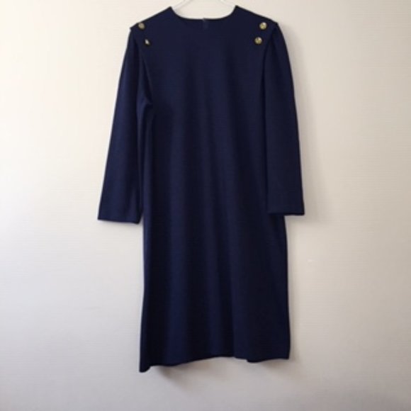 D'ALLAIRD'S WOMEN DRESS. SIZE 16.  COLOR BLUE - Picture 1 of 4